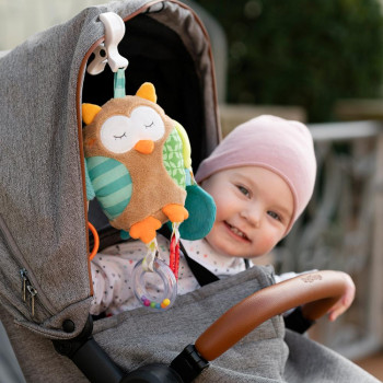 Activity owl with clamp