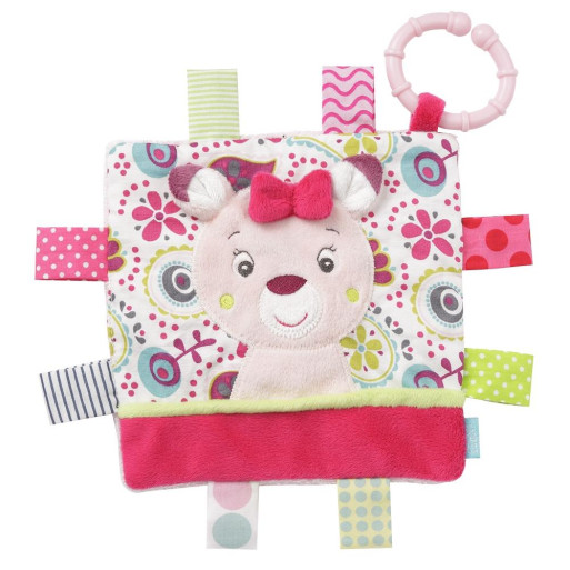 Crinkle toy babydeer with ring