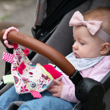 Crinkle toy babydeer with ring