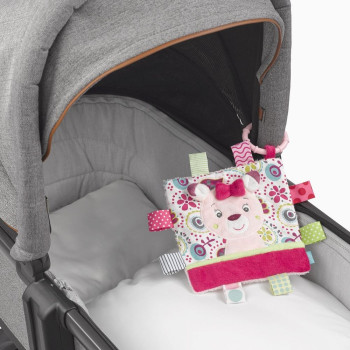 Crinkle toy babydeer with ring