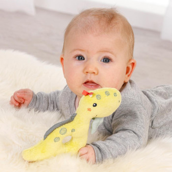 Soft ring rattle dino