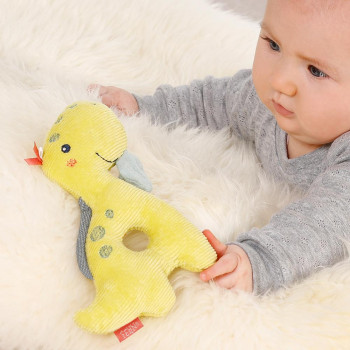 Soft ring rattle dino