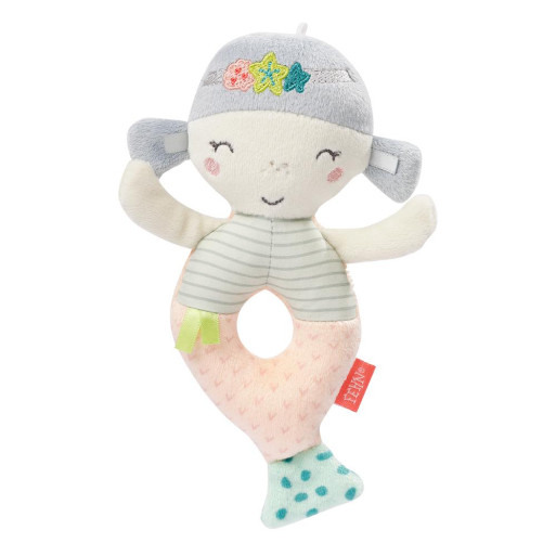 Soft ring rattle mermaid