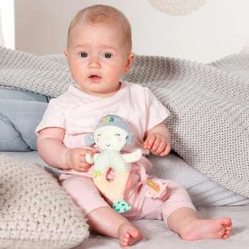 Soft ring rattle mermaid