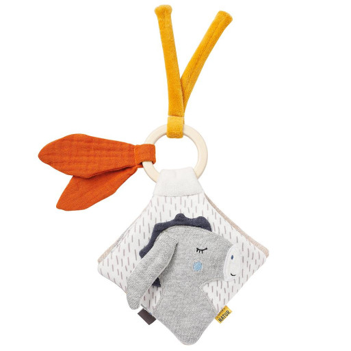 Soft book donkey & teddy NATUR