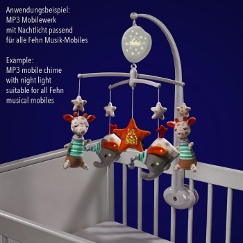MP3 mobile chime with light
