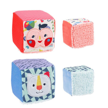 Set of 4 cubes COLOR Friends