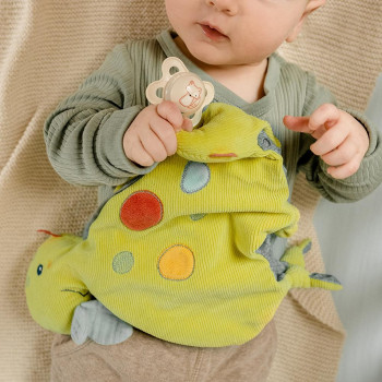 Comforter handpuppet dino