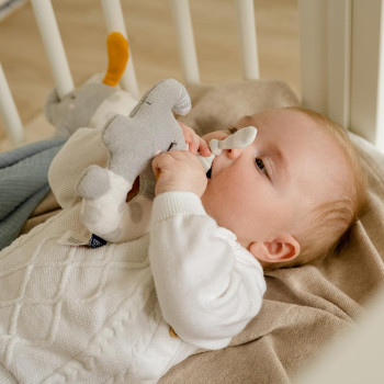 Soft ring rattle elephant