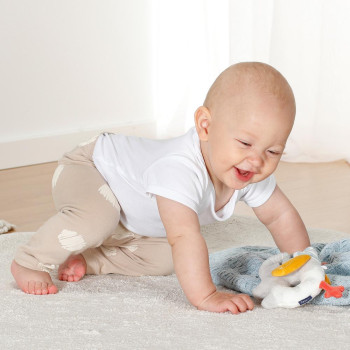 Soft ring rattle elephant