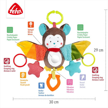 Activity bat with ring
