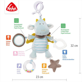 Activity dragon with clamp