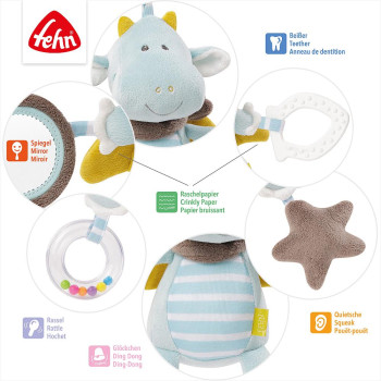 Activity dragon with clamp