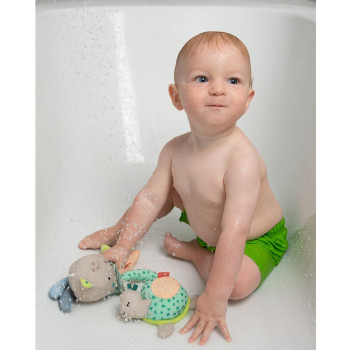 Bathing sponge turtle