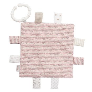 Crinkle toy llama with ring