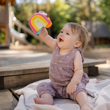 Grabber rainbow with teether