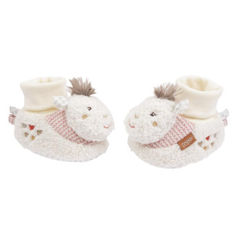Rattle booties llama