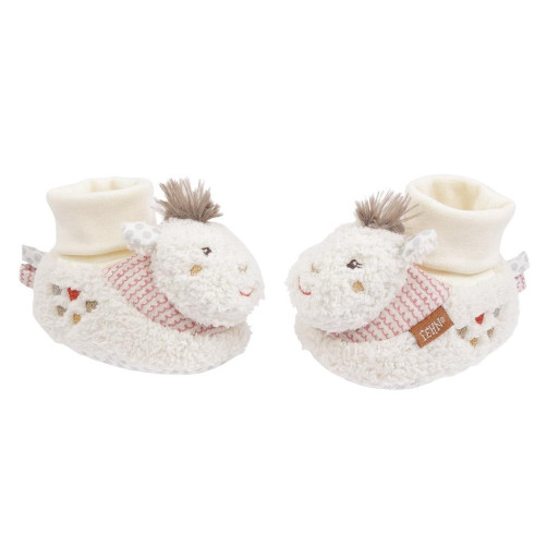 Rattle booties llama