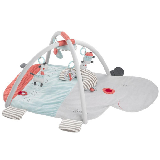 3-D activity quilt hippo