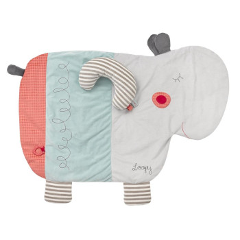 3-D activity quilt hippo