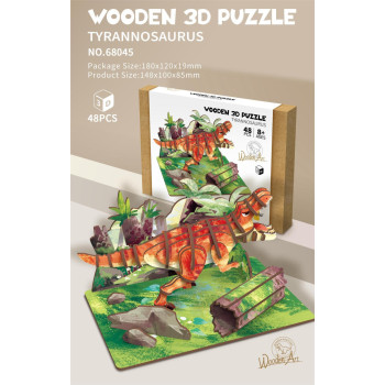 3D PUZZLE Τυραννόσαυρος